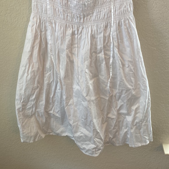 Tory Burch White Smocked Short Dress - Picture 5 of 9